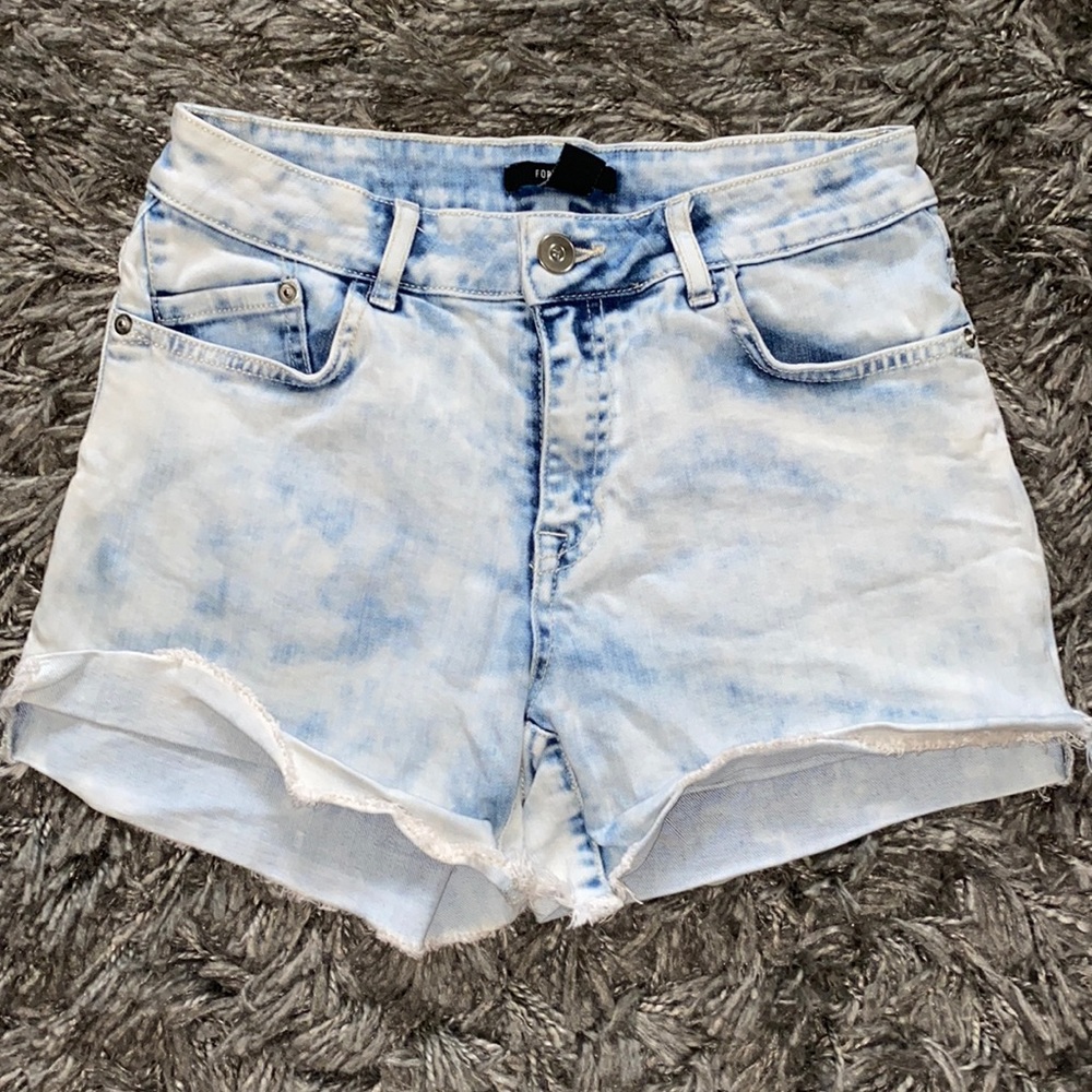 High waisted shorts